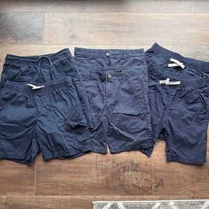 H&M Men's Dark Blue Shorts Set